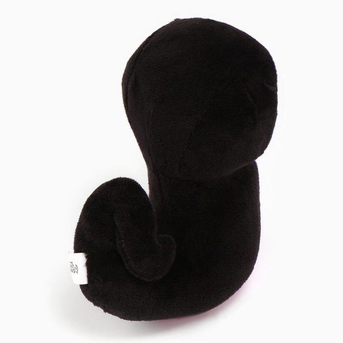 Новый год! Мягкая игрушка &laquo;Змейка&raquo;, чёрно-фиолетовая