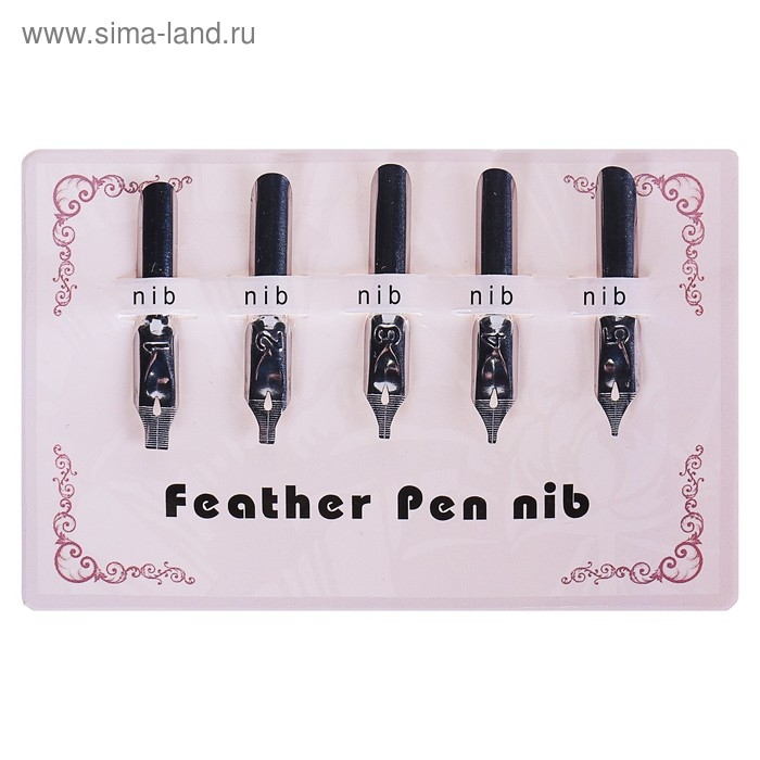 Набор перьев для каллиграфии, 5 штук Набор перьев для каллиграфии, 5 штук