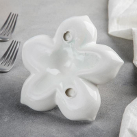 Менажница керамическая 5 ячеек Magistro &laquo;Голубка&raquo;, 15,5&times;6,5, цвет белый с золотом