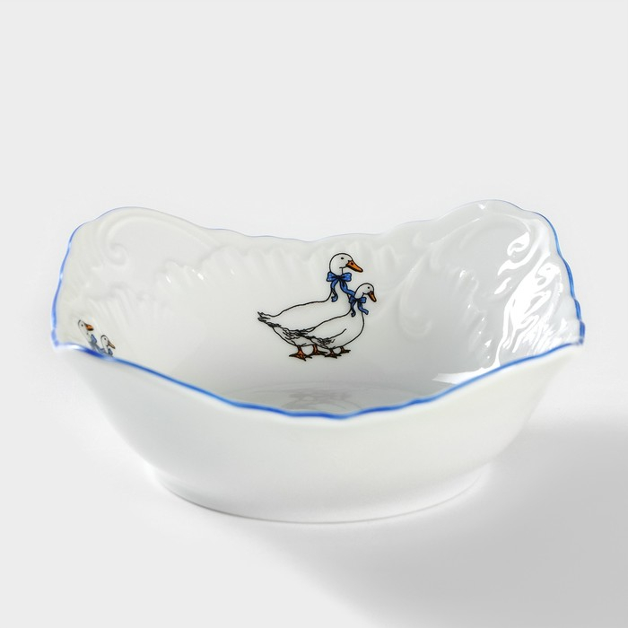 Салатник &laquo;Рококо. Гуси&raquo;, 250 мл, 14&times;12 см