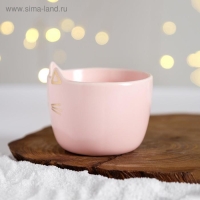 Набор &laquo;Мяу&raquo;, кружка 200 мл, блюдце 18х11