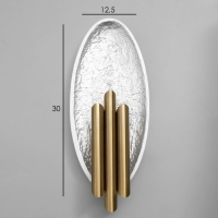 Бра "Органа" 3хG9 золото 48х24х15см