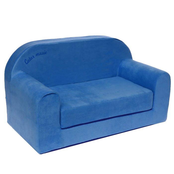 Мягкая игрушка «Диванчик раскладной Happy babby», цвет синий Мягкая игрушка «Диванчик раскладной Happy babby», цвет синий