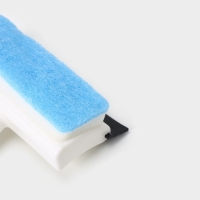 Окномойка с поролоновой насадкой Доляна &laquo;Компакт&raquo;, для зеркал, стекол и душевых кабин, 12&times;18&times;4 см