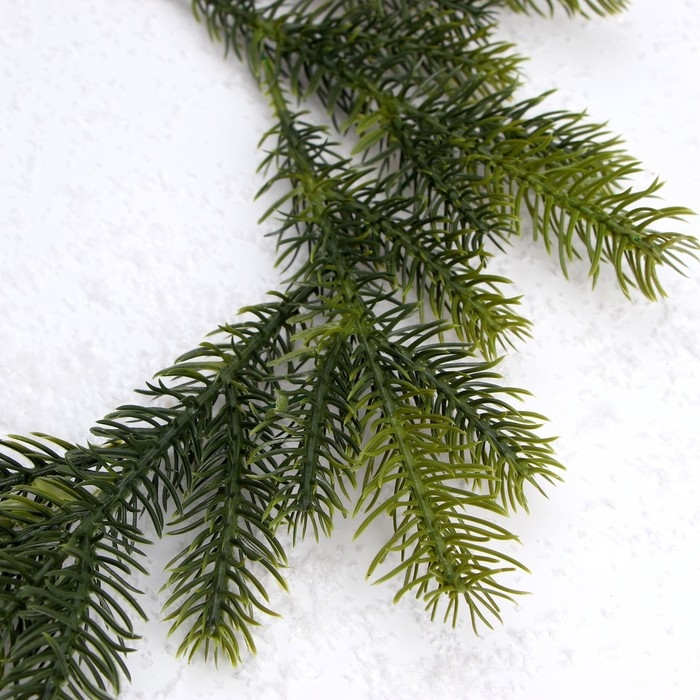 Декор &laquo;Веточка ели&raquo;, набор 10 шт., размер 1 шт. &mdash; 23 &times; 7 &times; 2 см