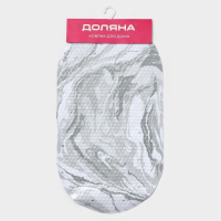 Коврик противоскользящий в ванну на присосках Доляна &laquo;Мрамор&raquo;, 38&times;69 см