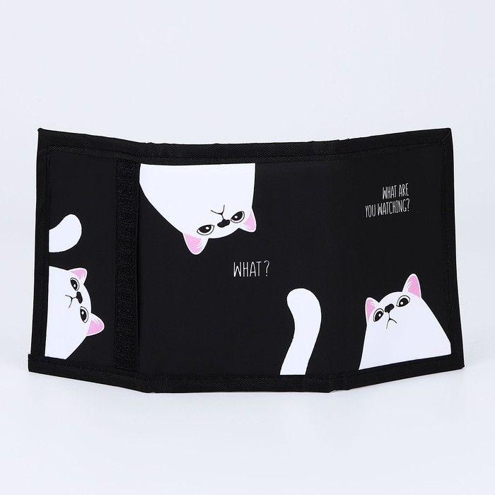 Кошелёк &laquo;Котик&raquo; на липучке