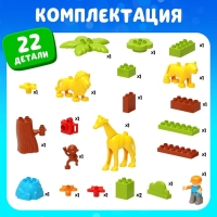 Конструктор &laquo;Сафари&raquo;, 22 детали