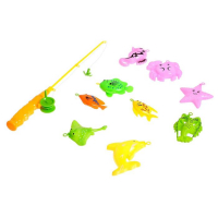 Рыбалка &laquo;Ловись, рыбка&raquo; 9 рыбок, удочка, цвета МИКС