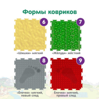 Модульный массажный коврик ОРТОДОН, набор &laquo;Богатырь&raquo;