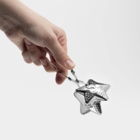 Сито из нержавебщей стали для чая Доляна «Звезда», 16,5 см, цвет серебряный Сито из нержавебщей стали для чая Доляна «Звезда», 16,5 см, цвет серебряный