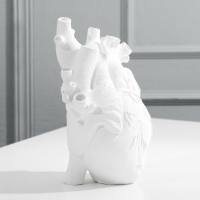 Ваза для цветов &laquo;Сердце&raquo;, белое, 3 х 9 х 20 см.