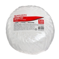 Шпагат полипропиленовый BRAUBERG, длина 125 м, d=2 мм, линейная плотность 1600 текс Шпагат полипропиленовый BRAUBERG, длина 125 м, d=2 мм, линейная плотность 1600 текс