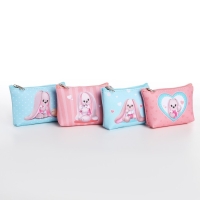 Кошелек детский, цвет микс "Милые зайчики", 11*7 см микс Кошелек детский, цвет микс "Милые зайчики", 11*7 см микс