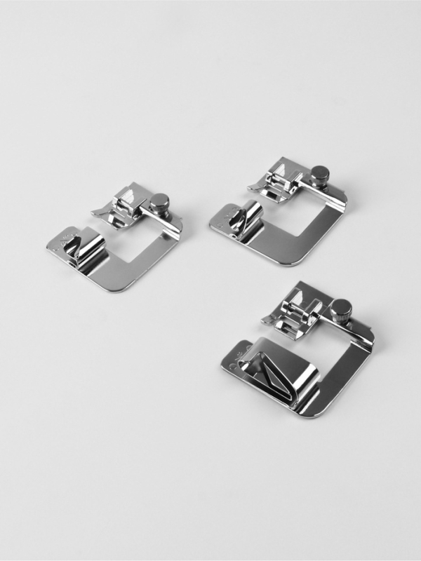 Набор лапок подрубочных 6/9/25 мм для двойной подгибки (наб 3 шт цена за наб) АУ