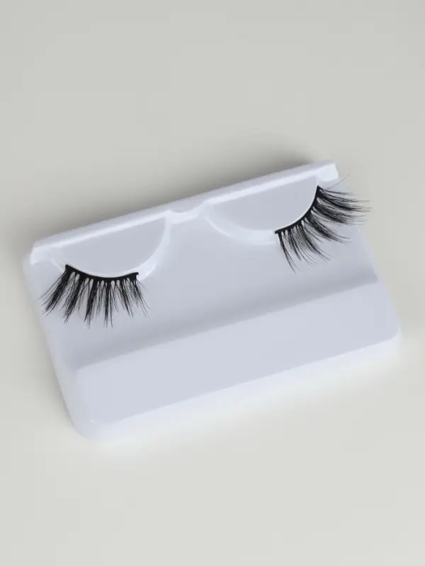 Ресницы накладные &laquo;Уголки&raquo;, 12 мм, без клея, чёрные