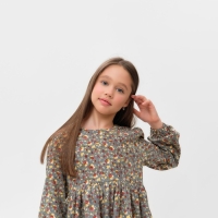 Платье для девочки MINAKU цв. зелёный, рост 140 см Платье для девочки MINAKU цв. зелёный, рост 140 см