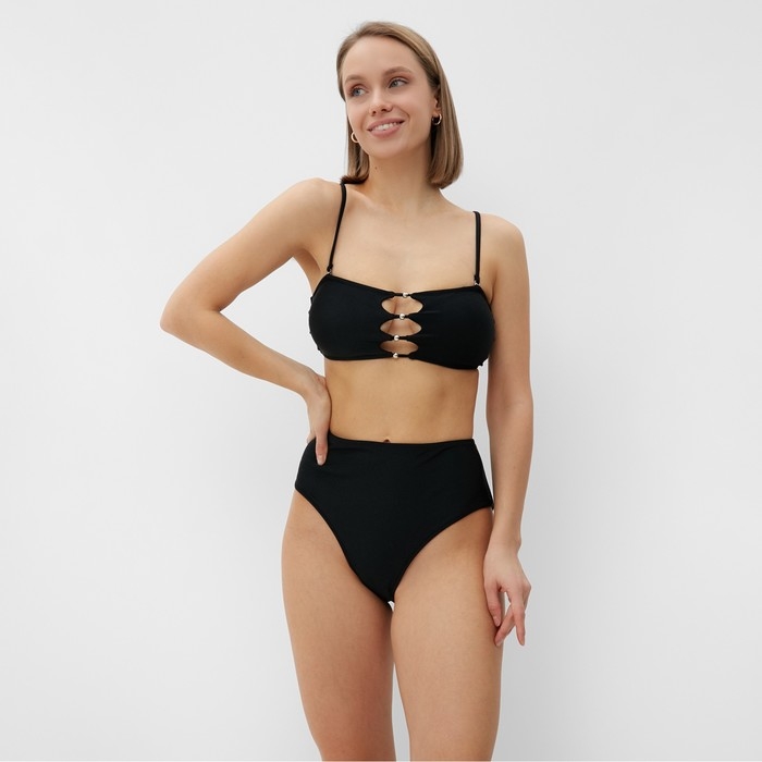 Купальник раздельный женский MINAKU цвет чёрный, размер 42 Купальник раздельный женский MINAKU цвет чёрный, размер 42