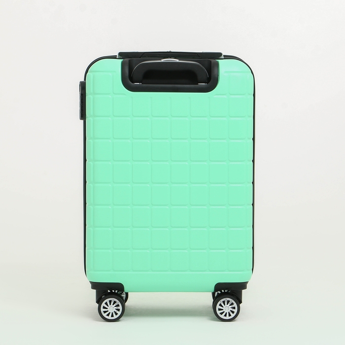 Чемодан малый 47 л (S) Goran Tomp, отдел на молнии, кодовый замок, 4 колеса, цвет мятный Чемодан малый 47 л (S) Goran Tomp, отдел на молнии, кодовый замок, 4 колеса, цвет мятный