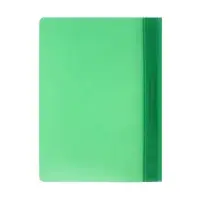 Папка-скоросшиватель Calligrata, А4, 180 мкм, зелёная, прозрачный верх