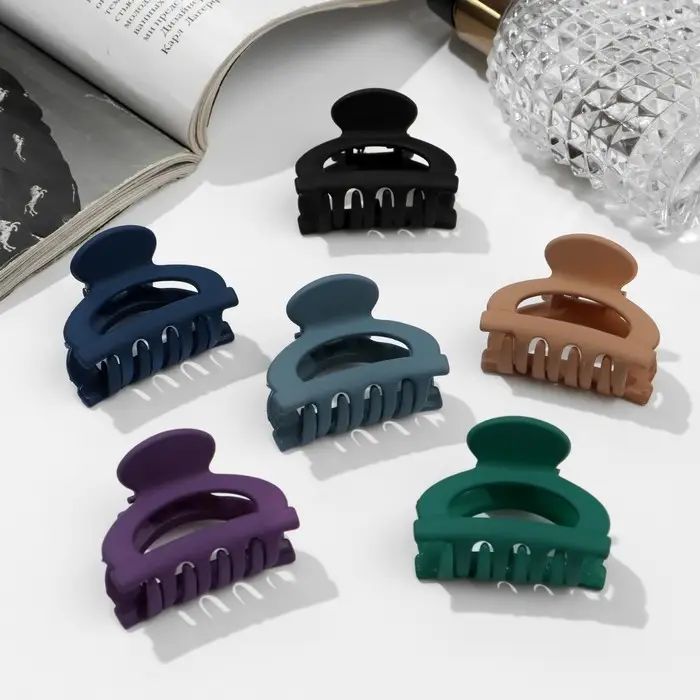 Крабик для волос &laquo;Матовый&raquo;, дуга мини, 4 см, МИКС