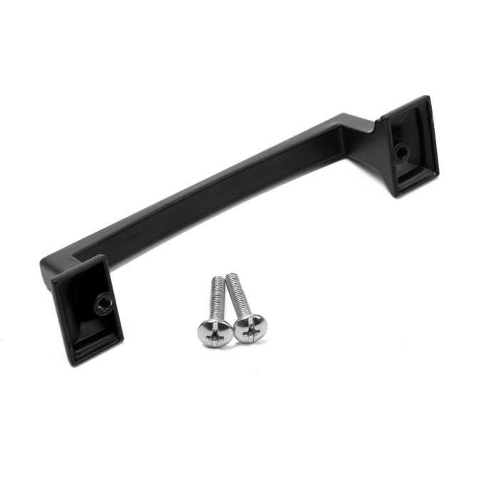 Ручка-скоба CAPPIO RSC038, цинк, м/о 96 мм, цвет черный, 4 шт.