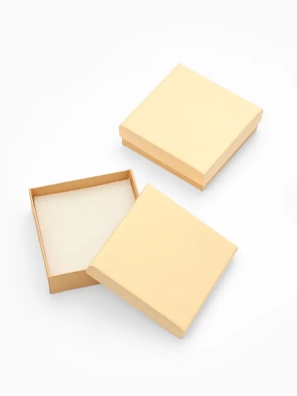 Коробочка подарочная под набор "Нежность", 9*9 см, цвет бежевый