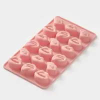 Форма для льда и шоколада "Губы", 20x10x1,5 см