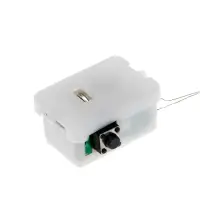 Гирлянда &laquo;Нить&raquo; 3 м, роса. IP20, серебристая нить. 30 LED, от батареек AG13&times;3, 3 режима, свечение белое