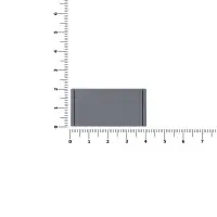 Лейбл из ПВХ Dzeta, S, серый