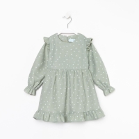 Платье детское KAFTAN "Звездочки", р. 36 (134-140), мятный Платье детское KAFTAN "Звездочки", р. 36 (134-140), мятный