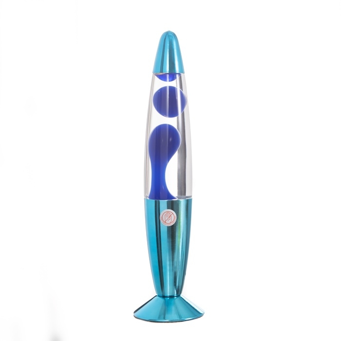 Светильник "Ракета" 1х30Вт Е14-R39 (воск) синий 11х11х41см