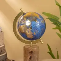 Глобус сувенирный 15х13х24 см, подставка дерево