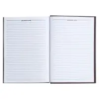 Ежедневник полудатированный на 4 года А5, 192 листа "Кожа", твёрдая обложка, шёлк, кофейно-коричневый