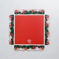 Коробка для кондитерских изделий с пластиковой крышкой &laquo;Яркие истории&raquo;, 15 х 15 х 3 см