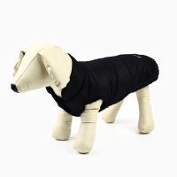 Одежда для собак. Куртка зимняя &laquo;Тёплая зима&raquo;, чёрная, размер XL