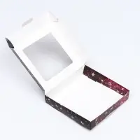 Коробка самосборная бесклеевая, &laquo;Новый год&raquo;, 16&times;16&times;3 см