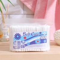 Ватные палочки Soft Care, 200 шт. Ватные палочки Soft Care, 200 шт.