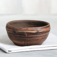 Бульонница &laquo;Борщ&raquo;, гладкая, красная глина, 0,6 л