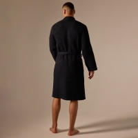 Халат вафельный мужской SL HOME: Boho "Дарк Маре", размер XL, 100% хлопок, 280 г/м2