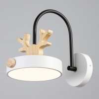 Бра "Олень пиатти" LED 12Вт 4000К белый 15х26х16см