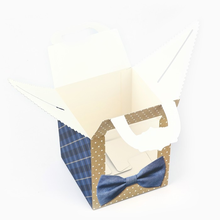 Коробка складная «Мужской стиль» 14 х 16 х 14 см Коробка складная «Мужской стиль» 14 х 16 х 14 см