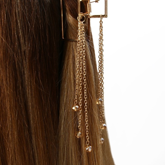 Краб для волос с цепочкой &laquo;You are beautiful&raquo;, 14 х 6 х 3 см