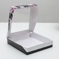 Кондитерская упаковка, коробка с ламинацией &laquo;Нежность&raquo;, 20 х 20 х 4 см