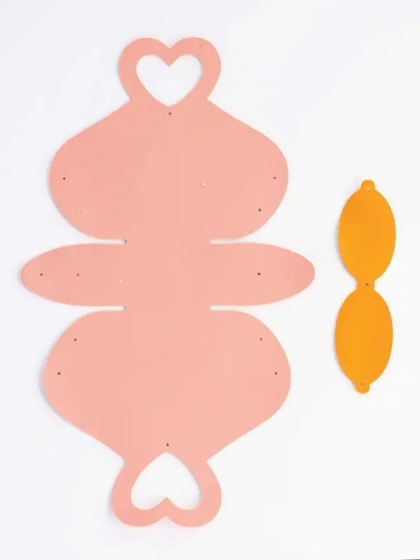 Кожанная подарочная сумочка 10,5 х 5 х 6 см розовая