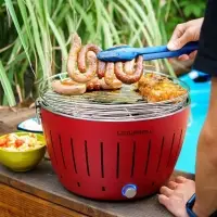 Угольный гриль Lotus Grill Classic, красный