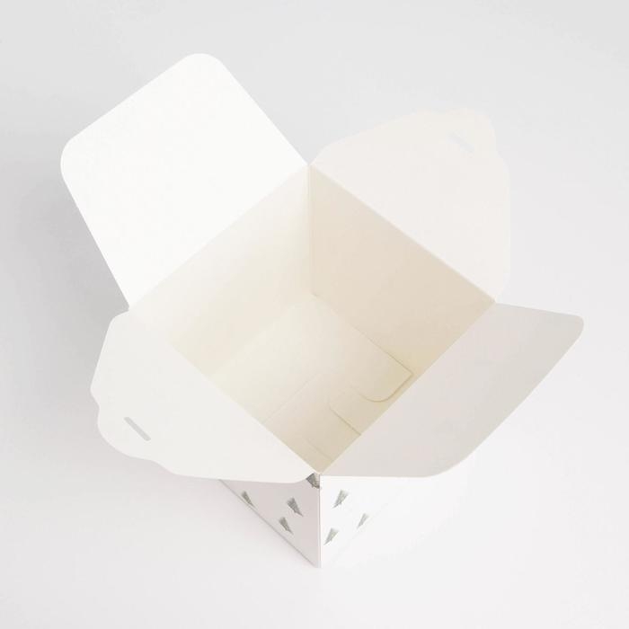 Коробка подарочная новогодняя складная &laquo;С новым годом&raquo;, 12 х 12 х 12 см, Новый год