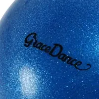 Мяч для художественной гимнастики Grace Dance, 15 см, синий
