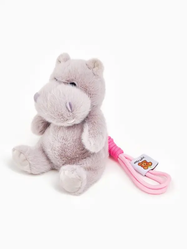 Мягкая игрушка на подвесе "Милый бегемотик", 16 см