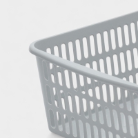 Корзина для хранения Полимербыт, пластик, 36&times;25&times;12.5 см, МИКС